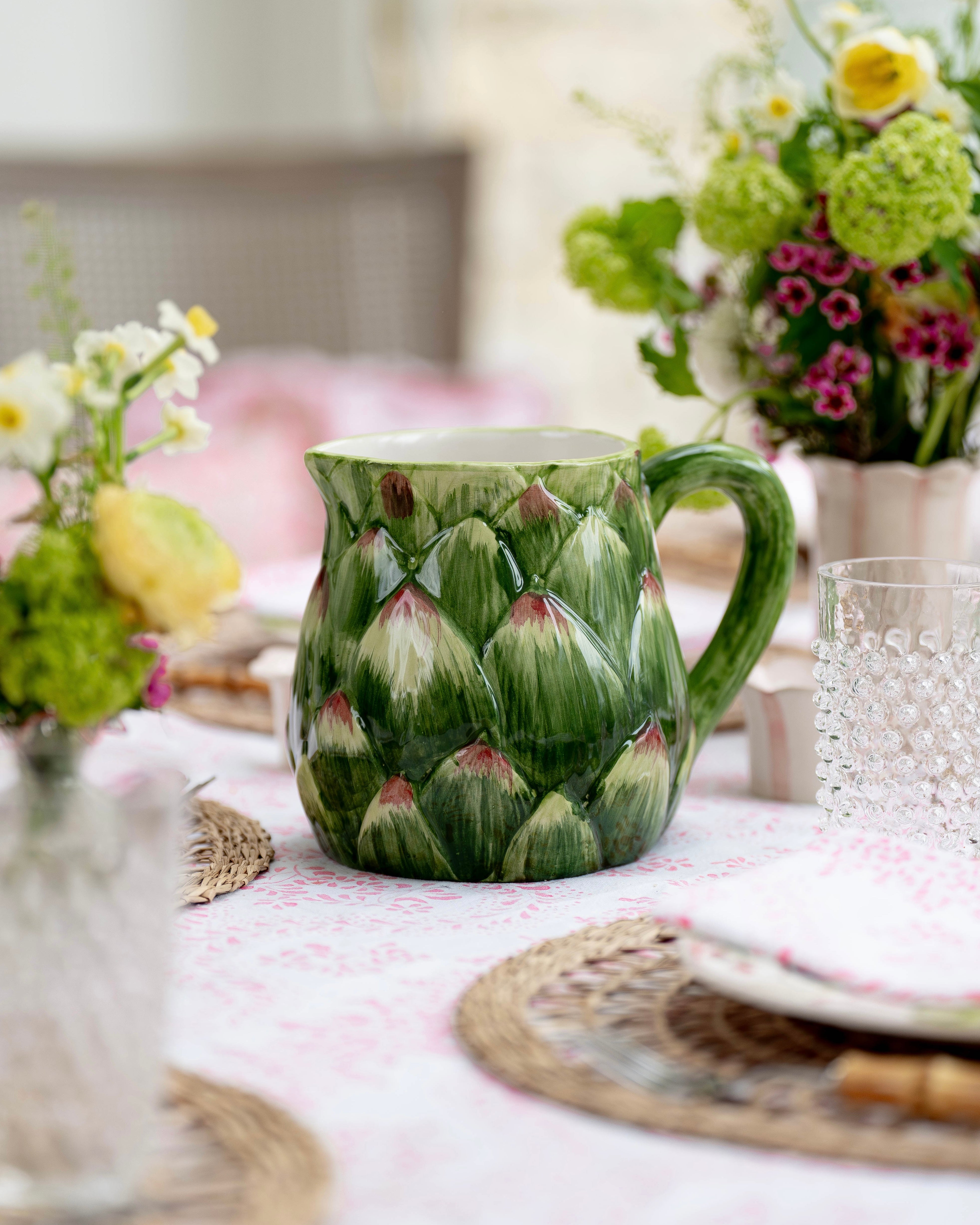 Ceramic Artichoke Pitcher