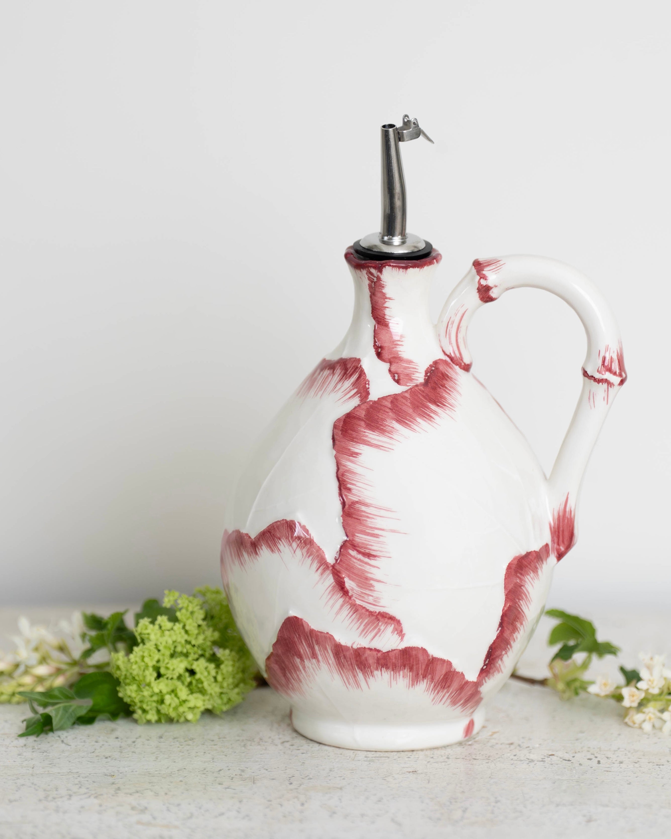 Pink Raddichio Leaf Oil Pourer