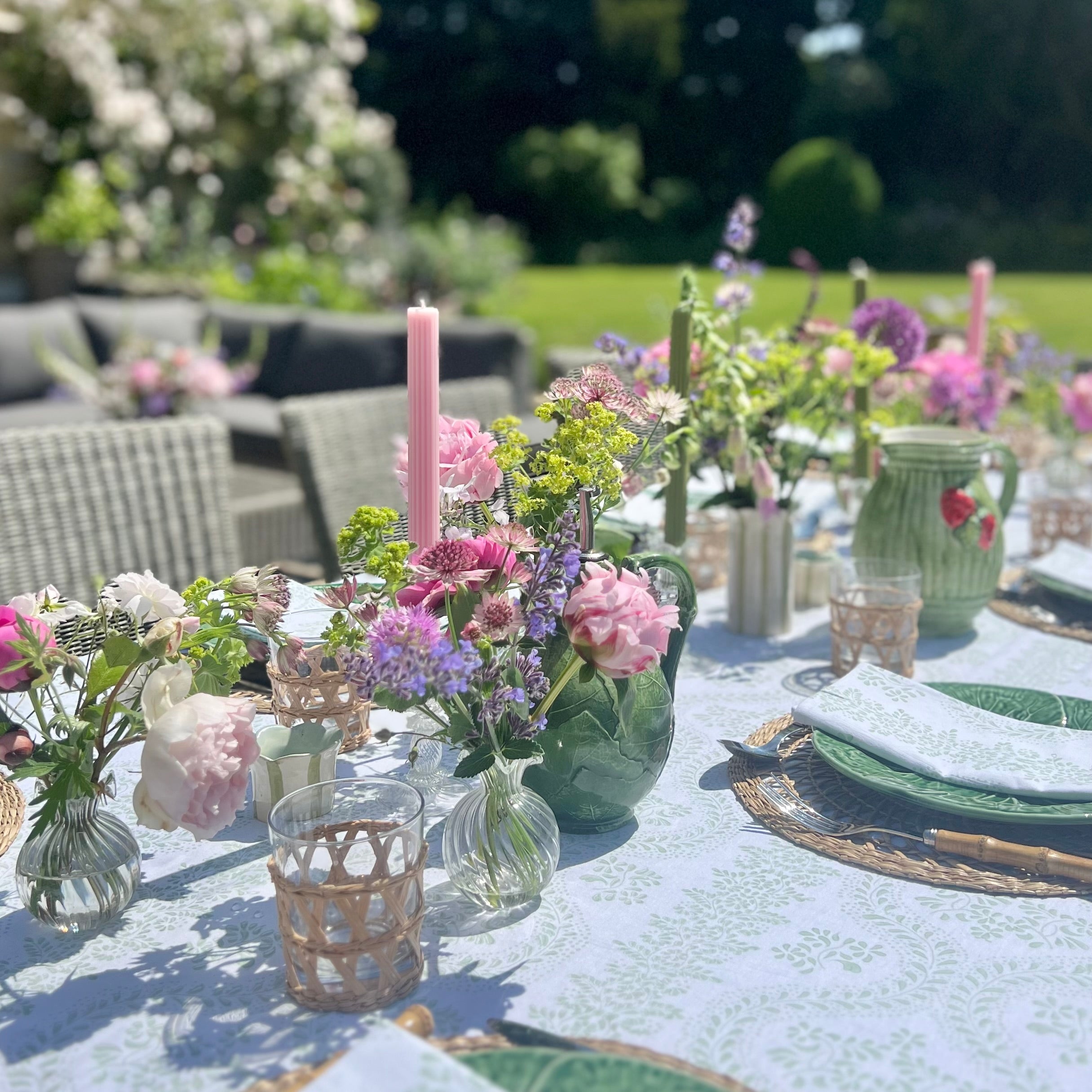 Green Rosalie Napkins