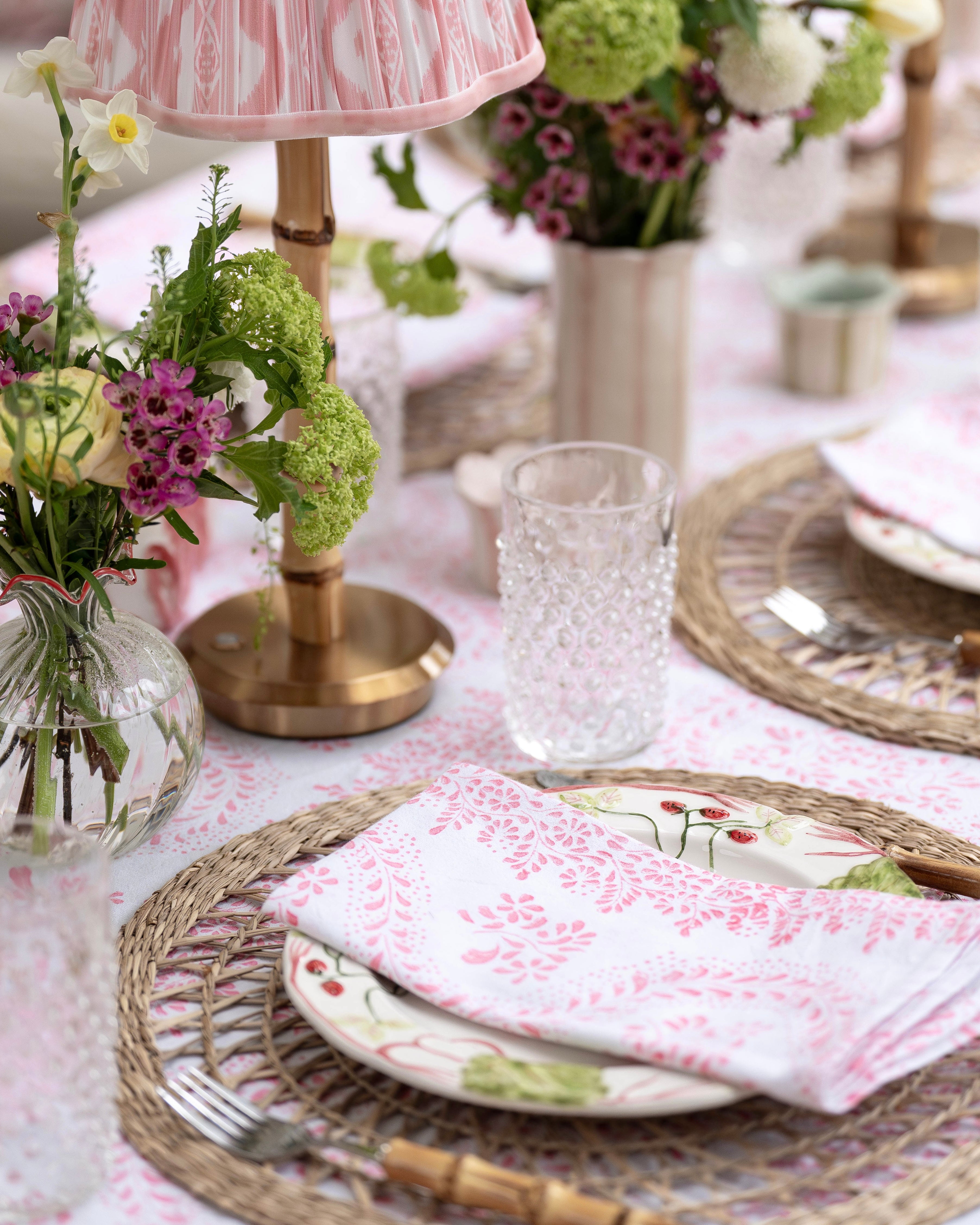 Pink Rosalie Napkins