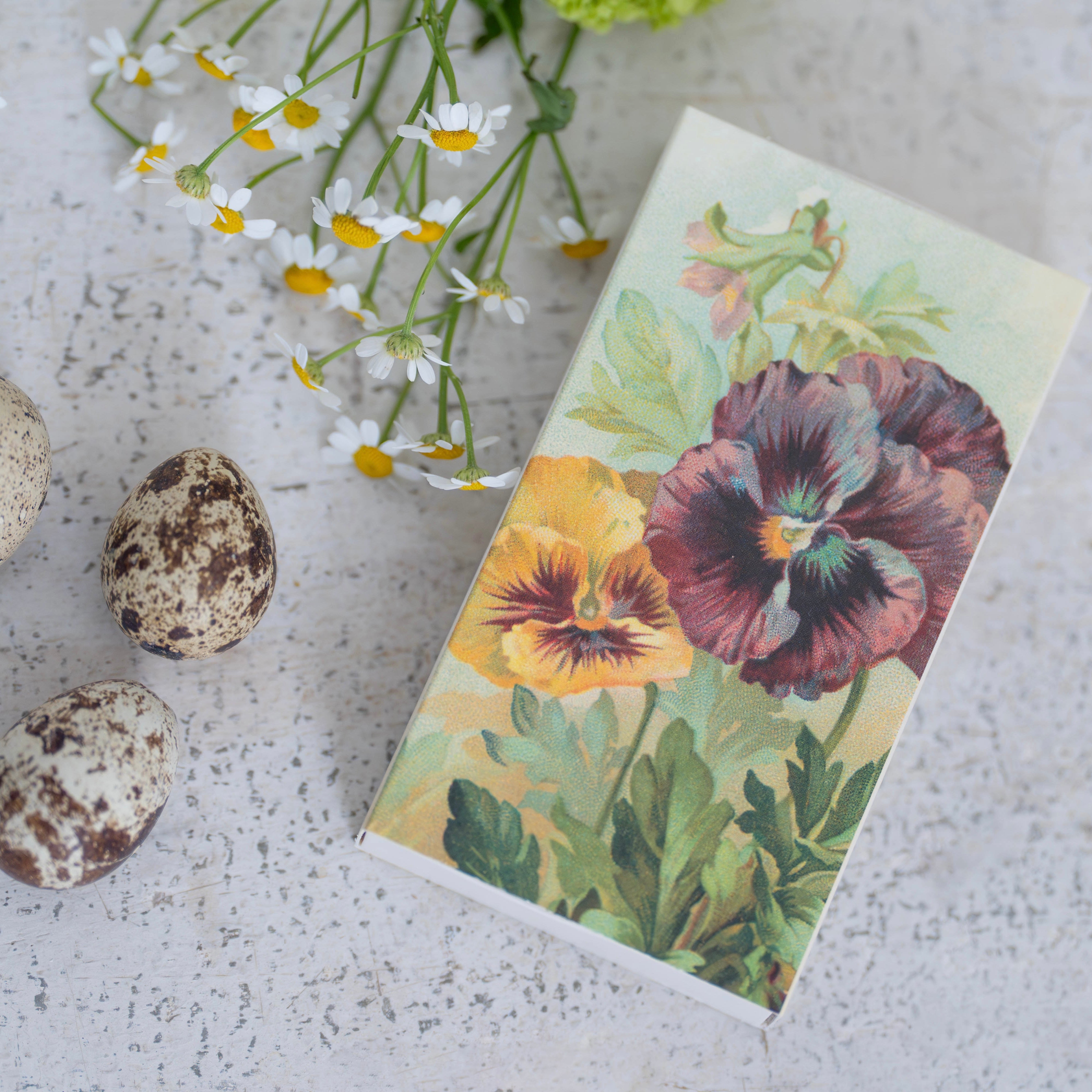 Vintage Pansy Matches