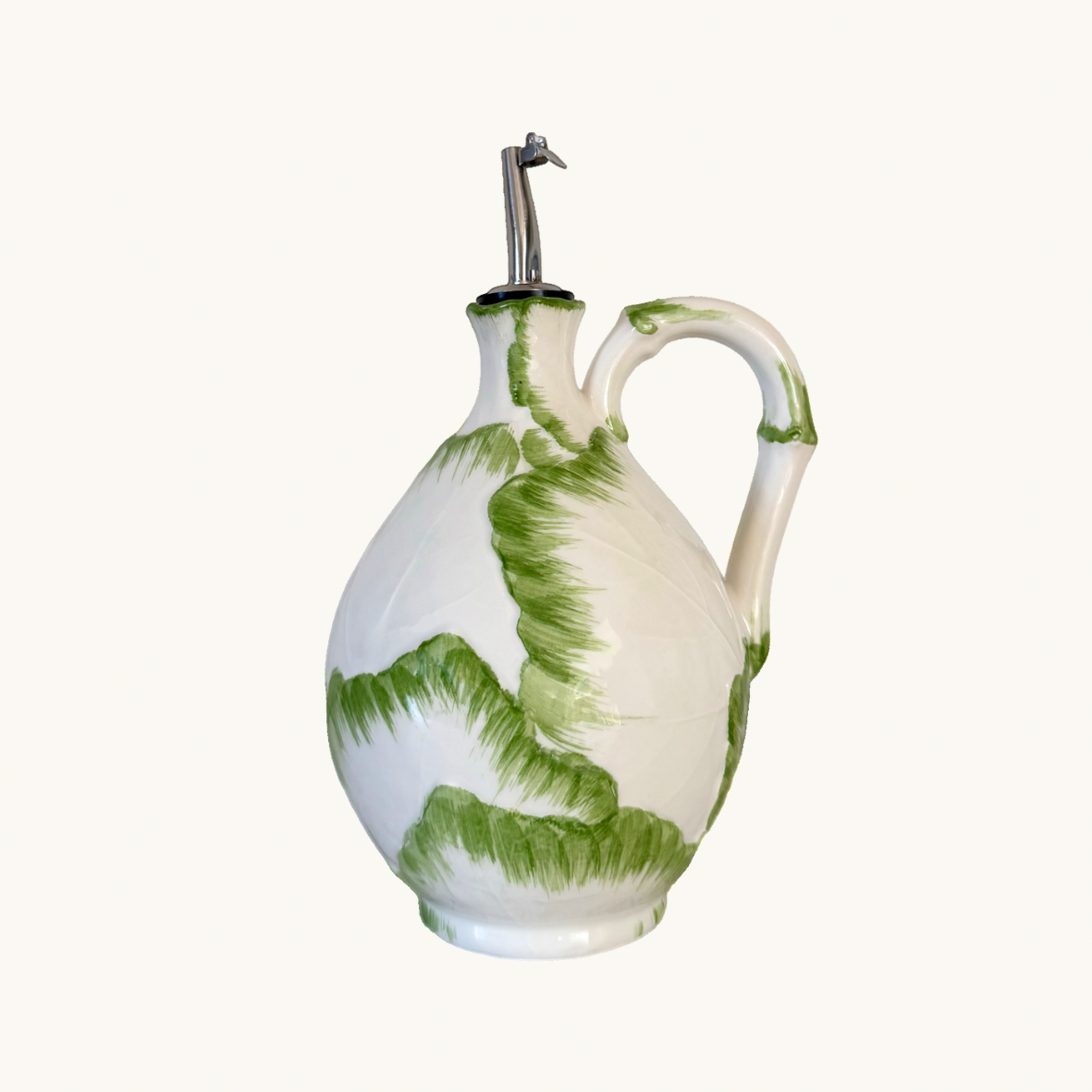 Green Raddichio Leaf Oil Pourer