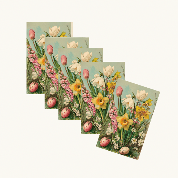 Vintage Spring Flowers Gift Tags