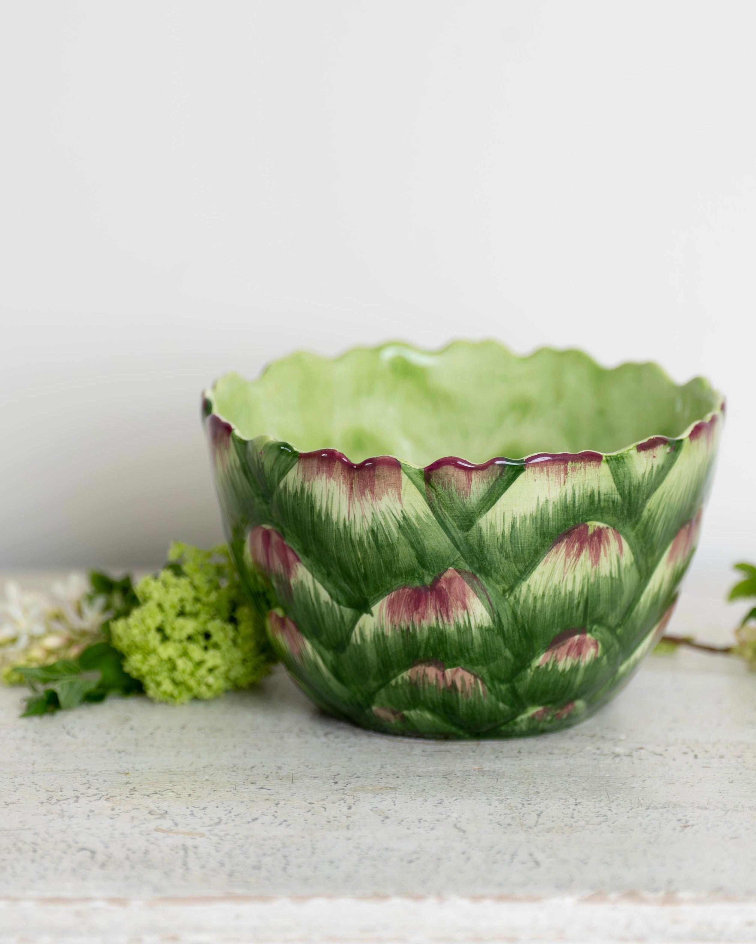 Ceramic Artichoke Bowl Small