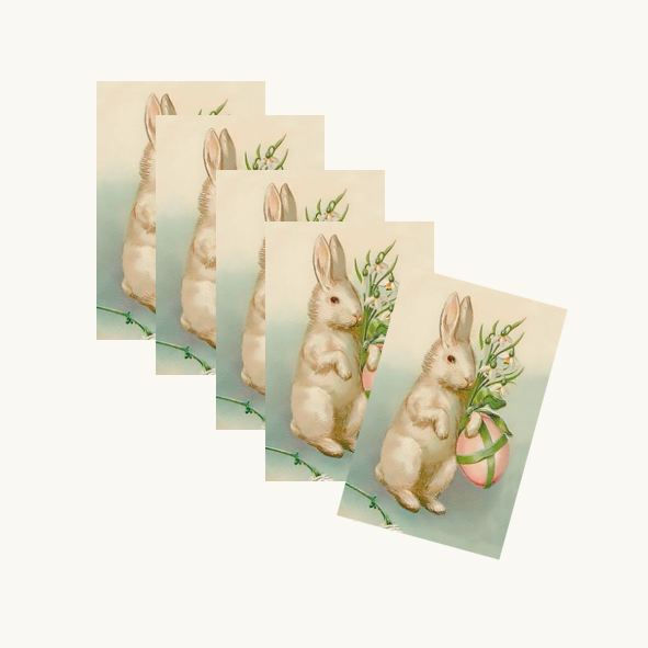 Vintage Easter Bunny Gift Tags