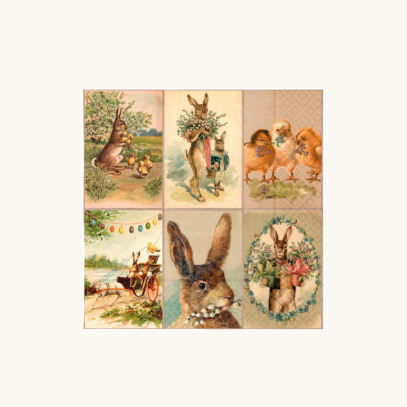 Vintage Easter Paper Napkins