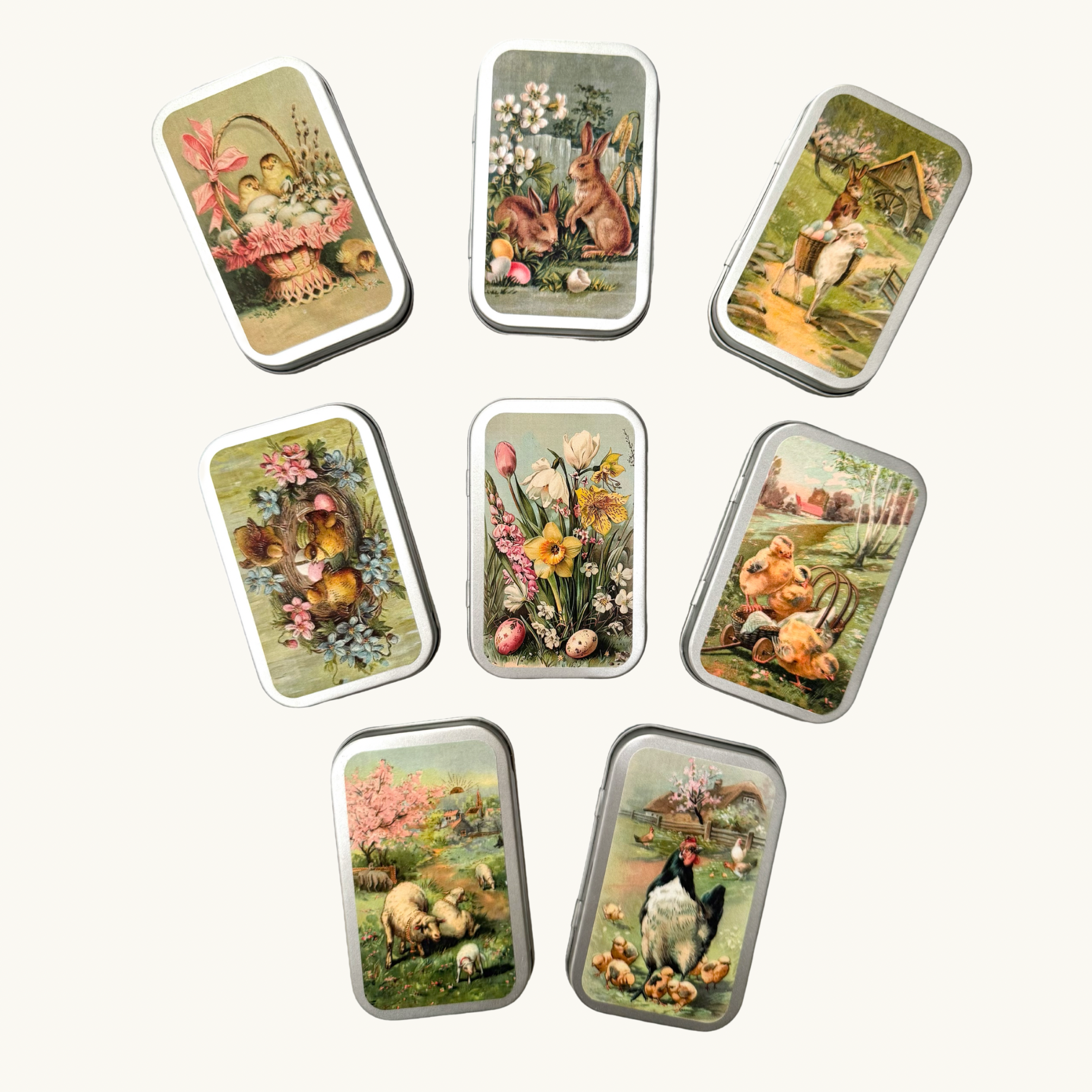 Vintage Easter Pastille Tins