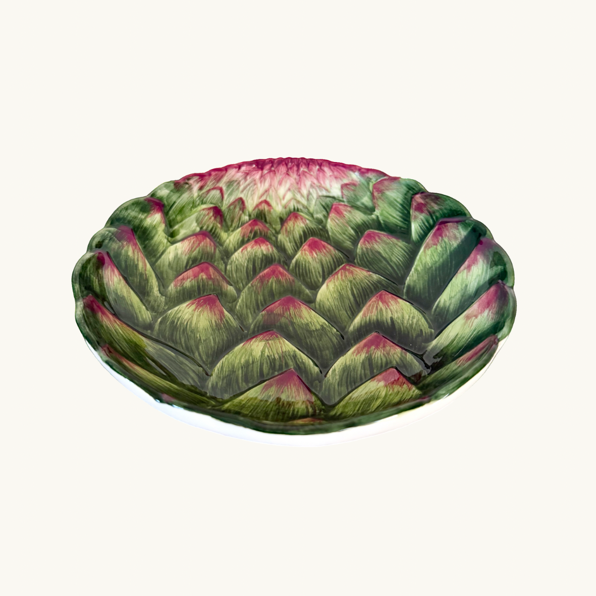 Ceramic Artichoke Bowl Shallow