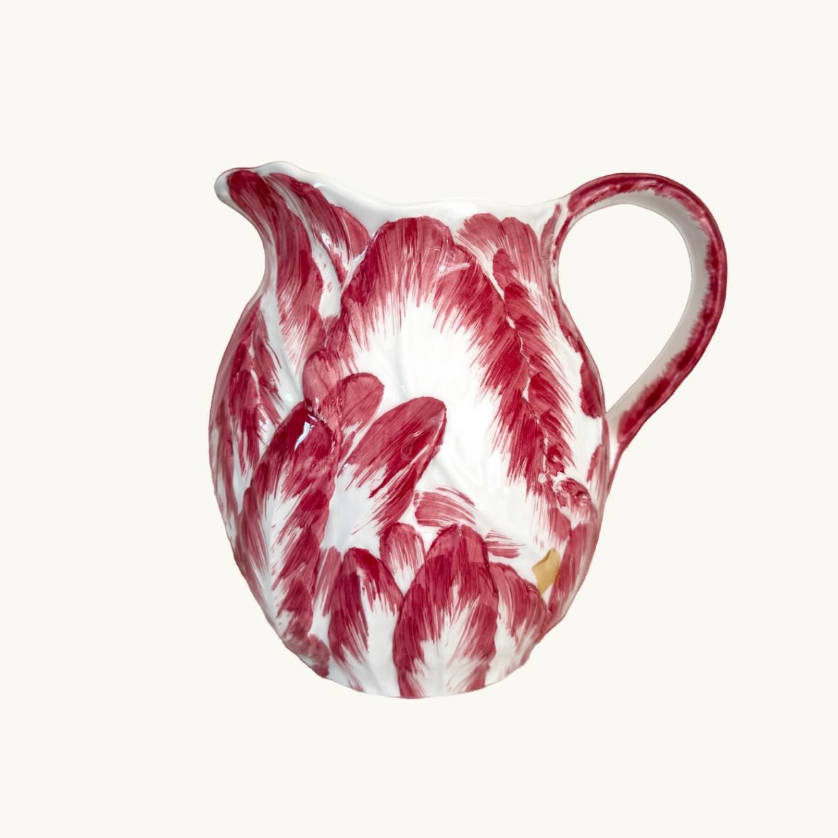 Pink Ceramic Raddichio Jug