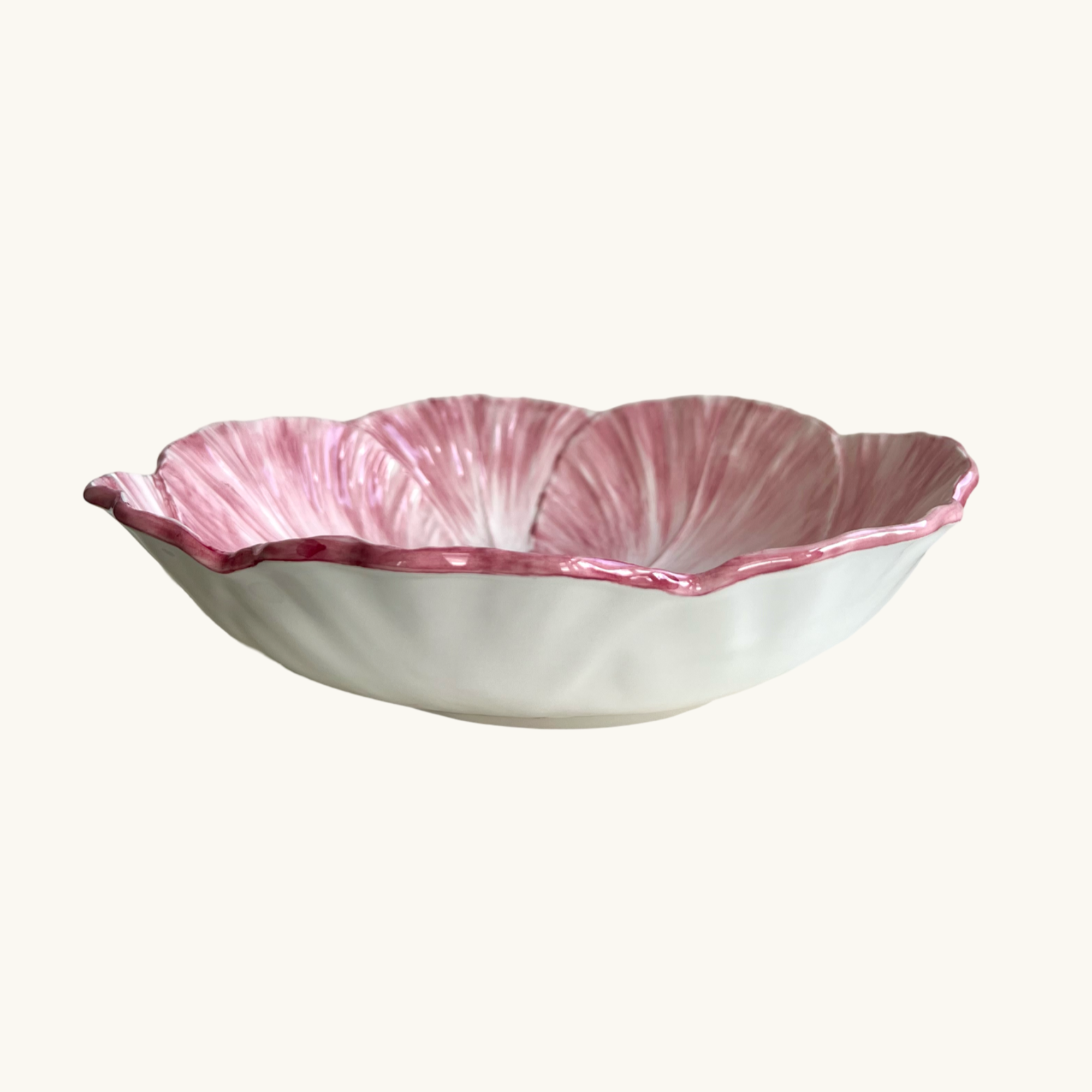 Pink Tulip Salad Bowl