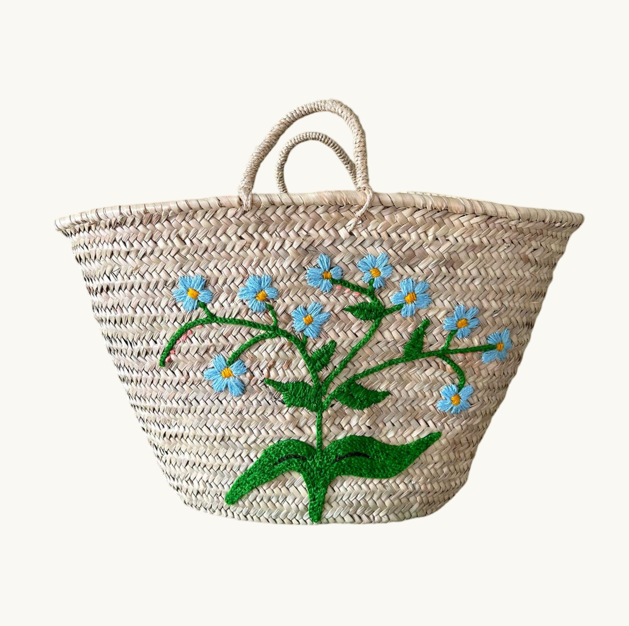 Forget-Me-Not Market Basket