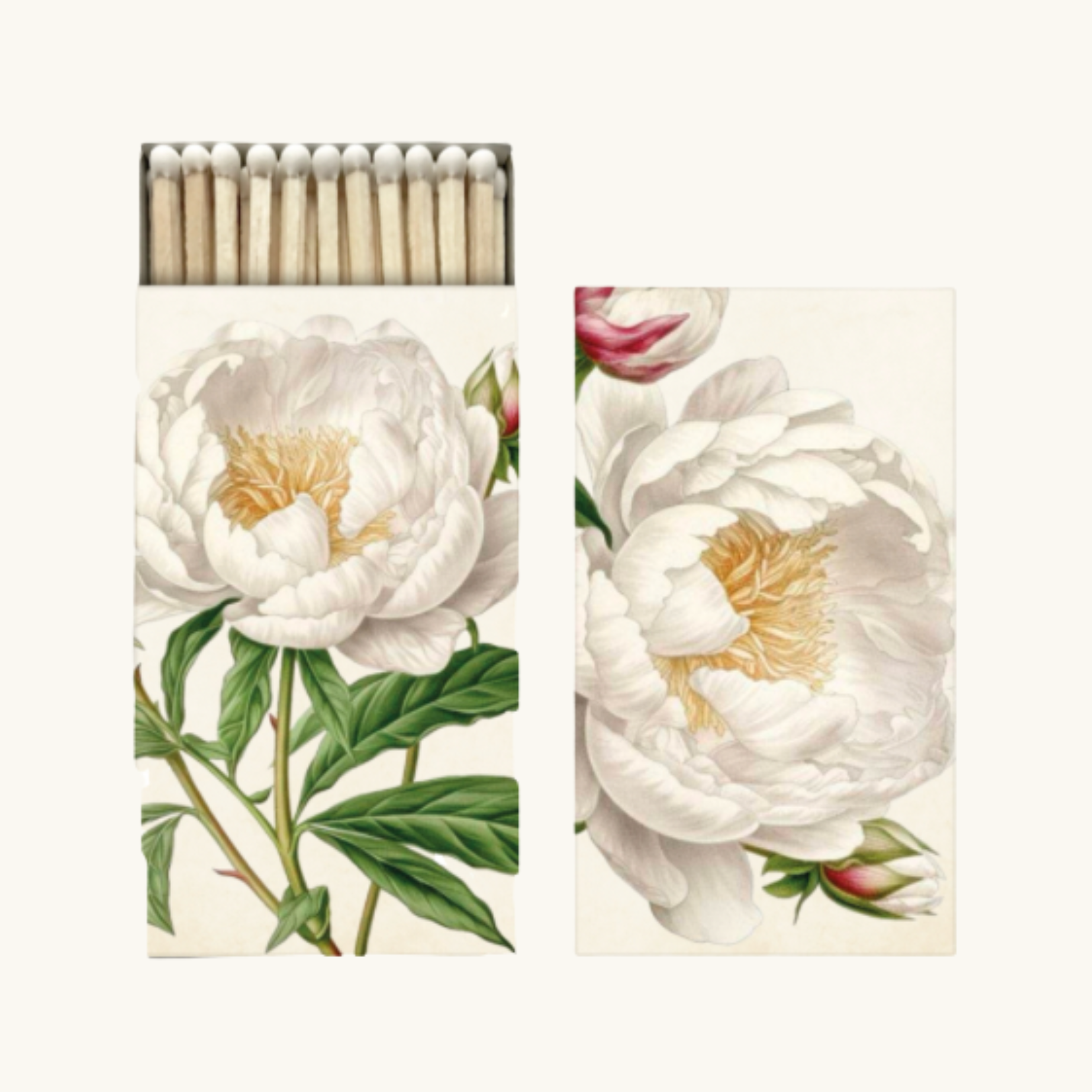 White Peony and Roses Matches