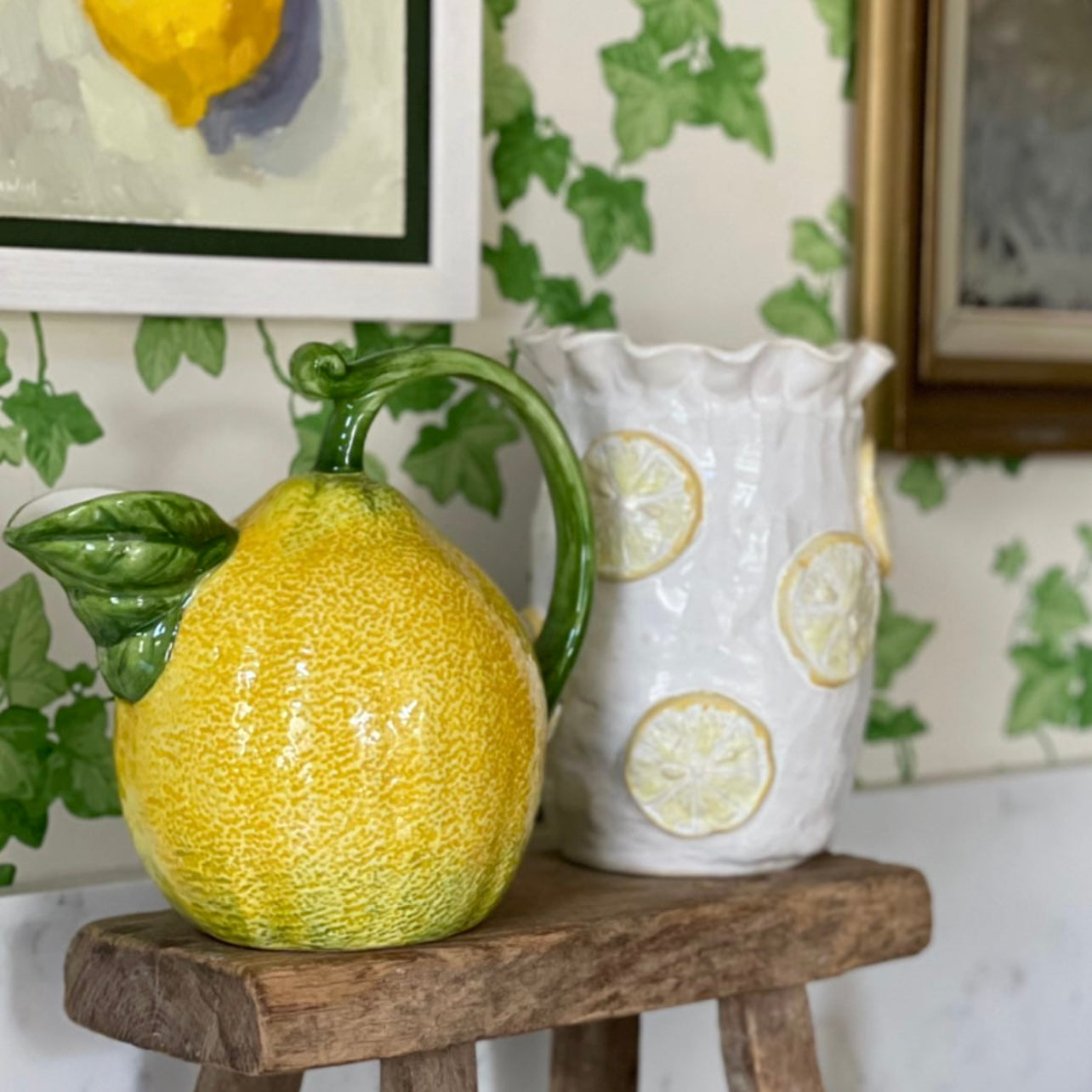 Large Lemon Pitcher